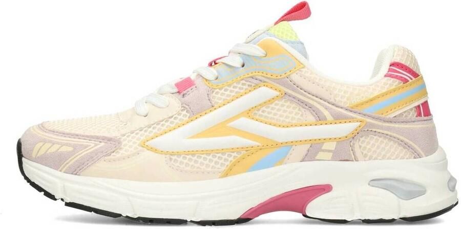 POSH by Poelman GINNY Dames Sneakers Wit met gele combinatie - Foto 2