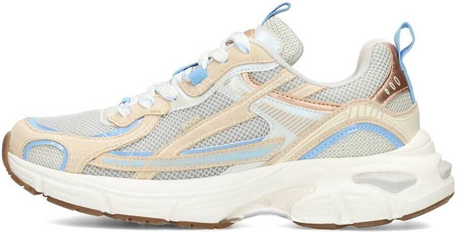 POSH by Poelman HARPER Dames Sneakers Wit met blauwe combinatie - Foto 2