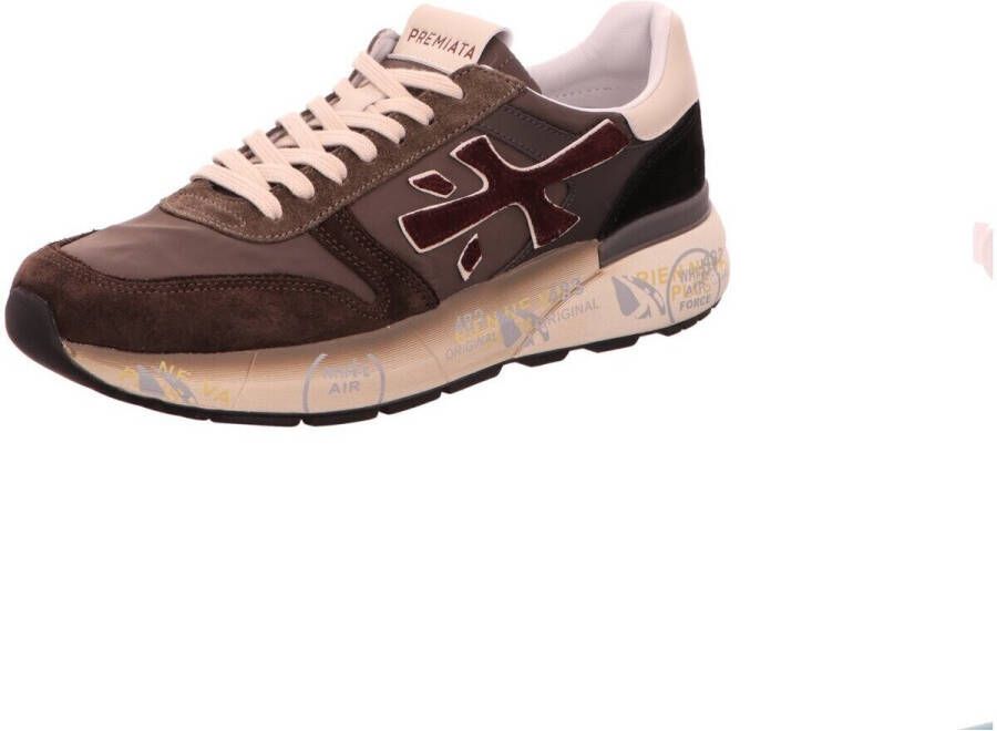 PREMIATA Lage Sneakers Heren Mick Maat: 40 Materiaal: Suède Kleur: Bruin