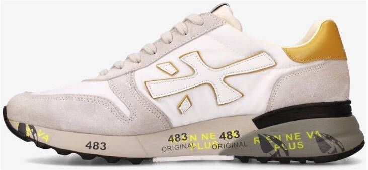 PREMIATA Lage Sneakers Heren Mick Maat: 39 Materiaal: Suède Kleur: Wit - Foto 8