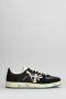 Premiata Stoere Leren en Suède Sneakers Black Heren - Thumbnail 2