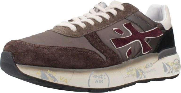 PREMIATA Lage Sneakers Heren Mick Maat: 44 Materiaal: Suède Kleur: Bruin - Foto 6