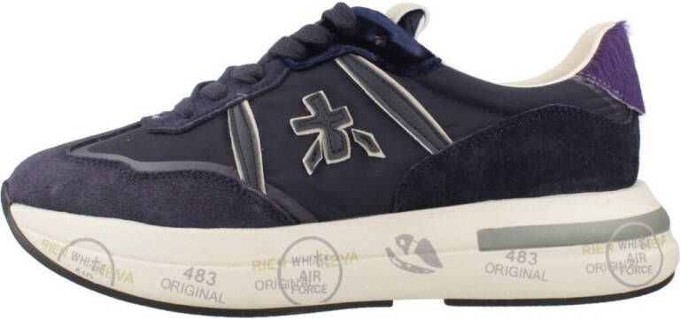Premiata Sneakers van stof en suède met logo - Foto 5