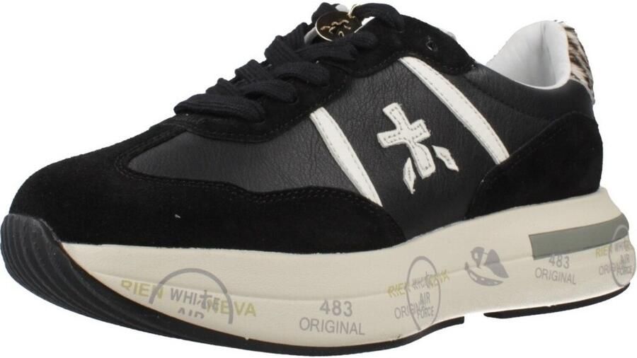 Premiata Zwarte Sneakers met Zebra Detail - Foto 4