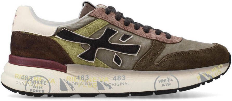 PREMIATA Lage Sneakers Heren Mick Maat: 47 Materiaal: Suède Kleur: Groen - Foto 14