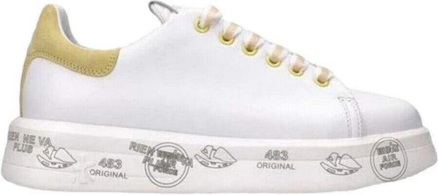 Premiata Verhoog je sneaker game met Belle 5713 White Dames