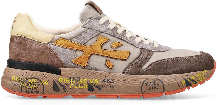 PREMIATA Lage Sneakers Heren Mick Maat: 43 Materiaal: Leer Kleur: Geel - Foto 10