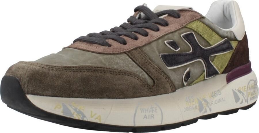 PREMIATA Lage Sneakers Heren Mick Maat: 47 Materiaal: Suède Kleur: Groen - Foto 12