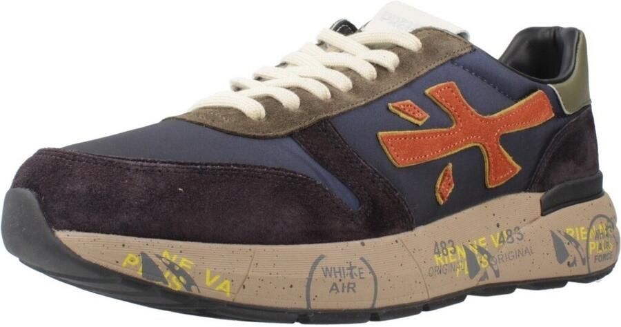 PREMIATA Lage Sneakers Heren Mick Maat: 41 Materiaal: Suède Kleur: Blauw - Foto 4