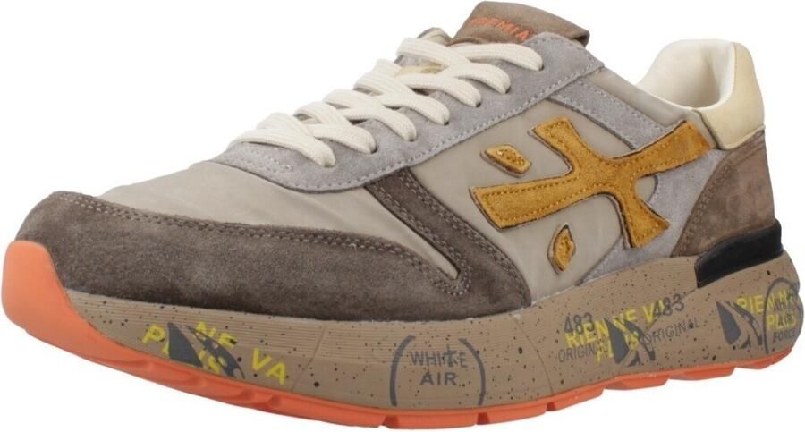 PREMIATA Lage Sneakers Heren Mick Maat: 43 Materiaal: Leer Kleur: Geel - Foto 11