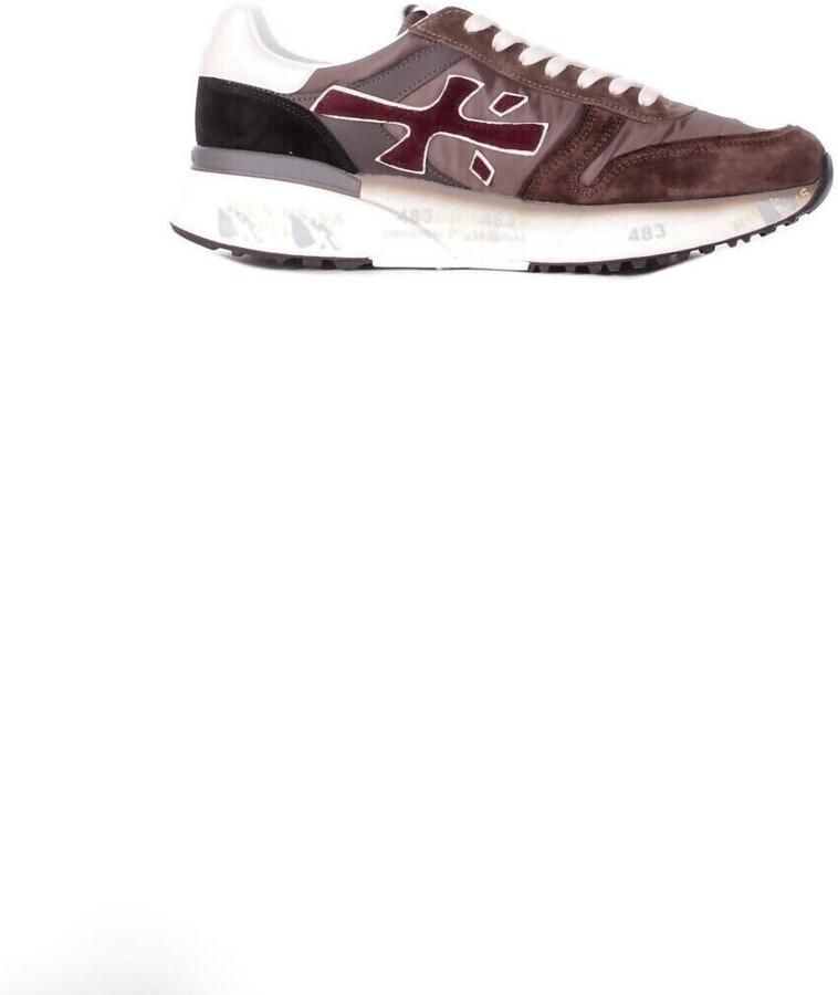 PREMIATA Lage Sneakers Heren Mick Maat: 47 Materiaal: Suède Kleur: Bruin - Foto 6