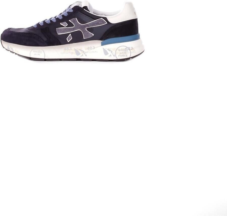 Premiata Kleurrijke Panel Sneakers met Suède Details - Foto 5