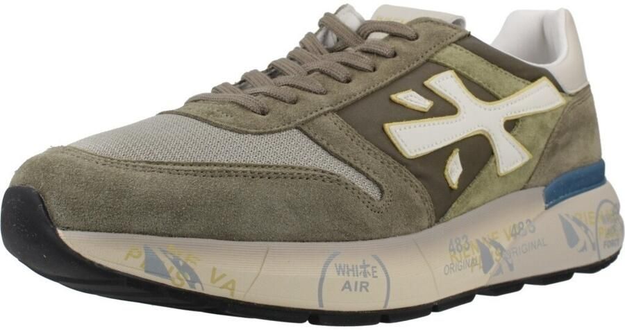 PREMIATA Lage Sneakers Heren Mick Maat: 46 Materiaal: Suède Kleur: Groen - Foto 7
