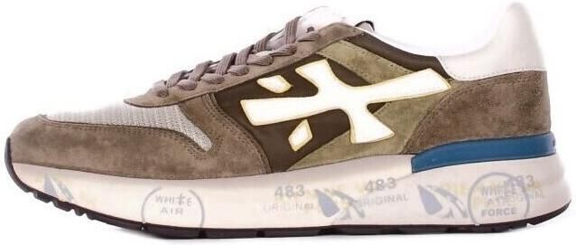 PREMIATA Lage Sneakers Heren Mick Maat: 47 Materiaal: Suède Kleur: Groen - Foto 8