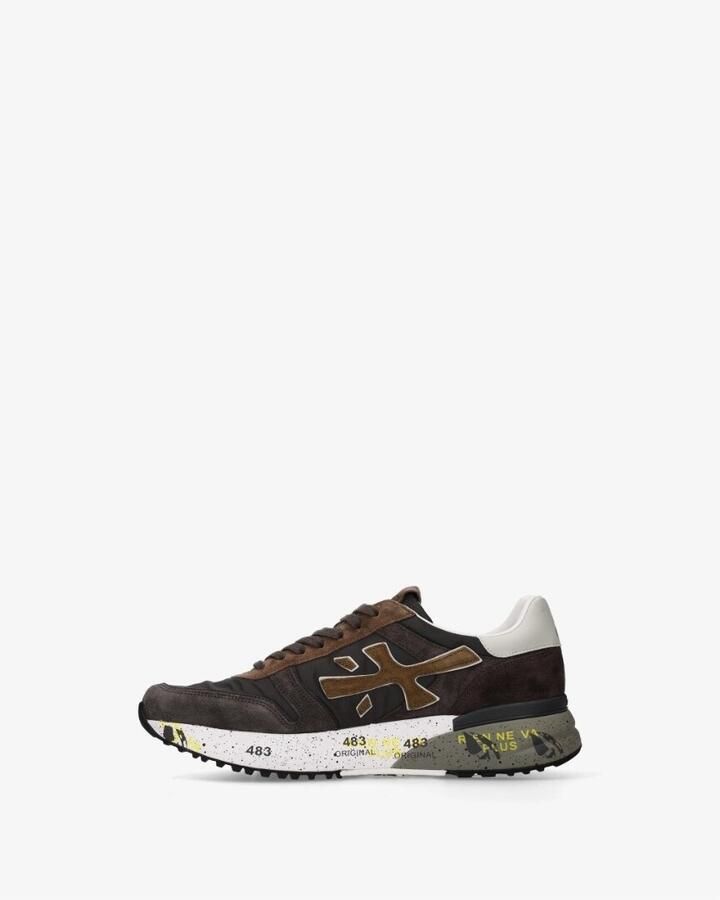 PREMIATA Lage Sneakers Heren Mick Textiel Grijs - Foto 11