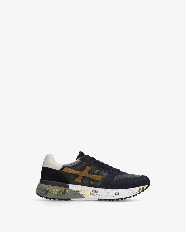 PREMIATA Lage Sneakers Heren Mick Suède Blauw - Foto 14