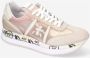 Premiata Conny 6245 Canvas en Suède Dames Sneakers Pink Dames - Thumbnail 2