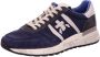 Premiata Heren Lander Sneaker Blauw - Thumbnail 2