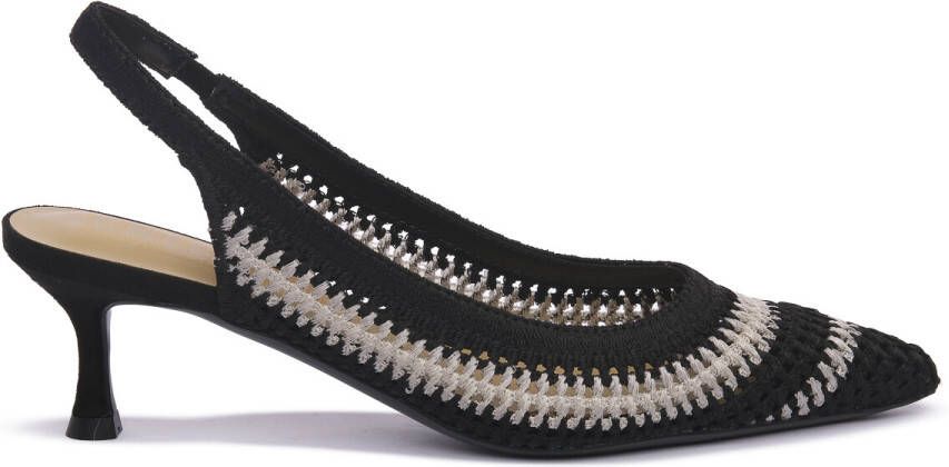 Priv Lab Pumps BLK VIRGINIA MACRAME