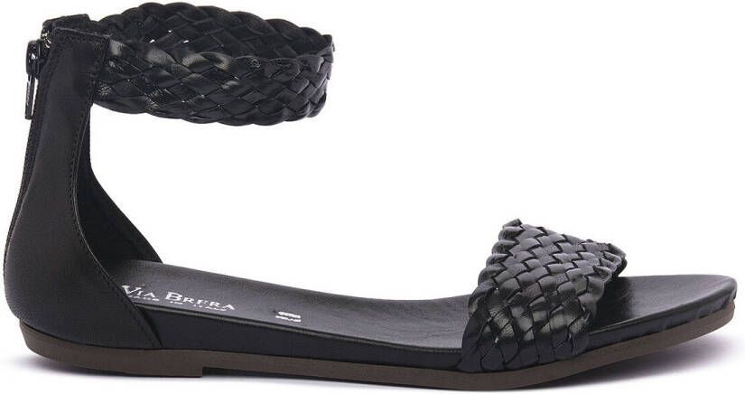 Priv Lab Sandalen NERO TRECCIA