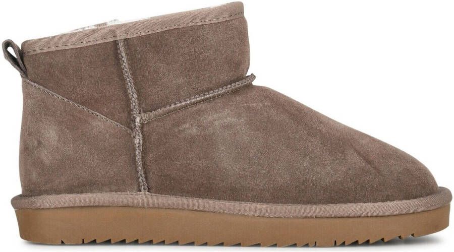 POELMAN CLSHNPS-02POE3 Warm Taupe Suede Bont Dames - Foto 6