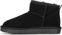 POELMAN Lage schapenvacht boots Zwart Suede Bont Dames - Thumbnail 2