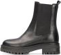 PS Poelman Monk leren chelsea boots zwart Meisjes Leer Effen 37 - Thumbnail 4