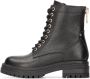 PS Poelman Monk leren veterboots zwart Meisjes Leer Effen 37 - Thumbnail 2