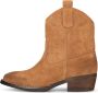 PS Poelman Bila suède cowboylaarzen cognac Bruin Meisjes Suede Effen 38 - Thumbnail 4