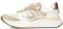 PS Poelman Charu chunky leren sneakers wit beige - Thumbnail 3