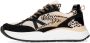 POELMAN LPCHARU-02POE Black Soft Gold Zwart Mesh Lage sneakers Dames - Thumbnail 2