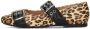 PS Poelman Lovis ballerina's met panterprint beige zwart - Thumbnail 2