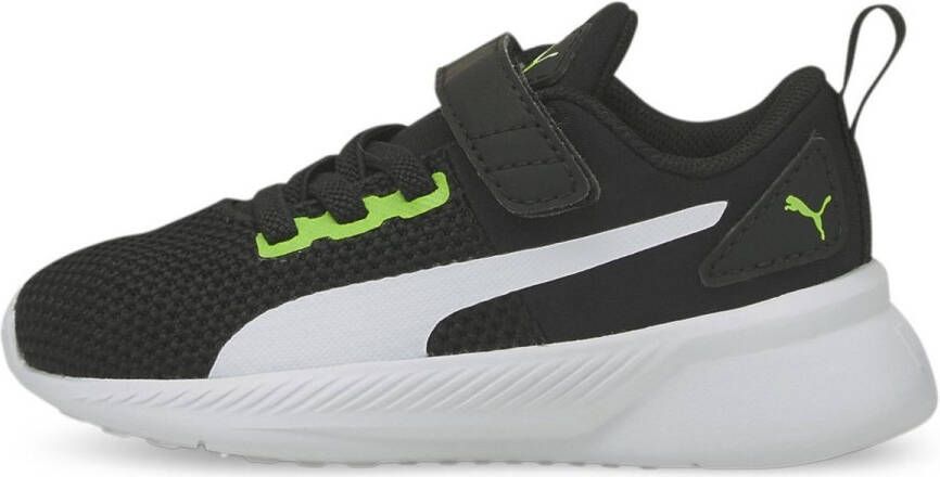 Puma Flyer Runner V Inf sneakers zwart groen wit Mesh Meerkleurig 25 - Foto 3