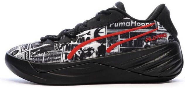 Puma All-pro Nitro Heren Schoenen Zwart Mesh Synthetisch Foot Locker