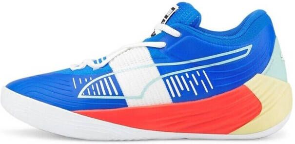 Puma Fusion Nitro Bluemazing Sunblaze Schoenmaat 40 1 2 Basketball Performance Low 195514 02 - Foto 2