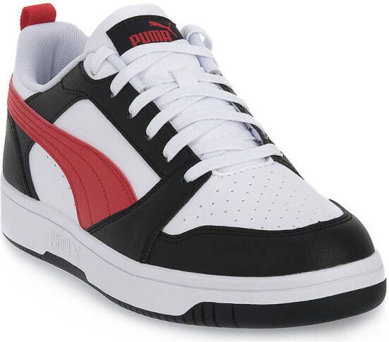 PUMA Rebound V6 Lo Jr Unisex Sneakers White-For All Time Red- Black - Foto 13