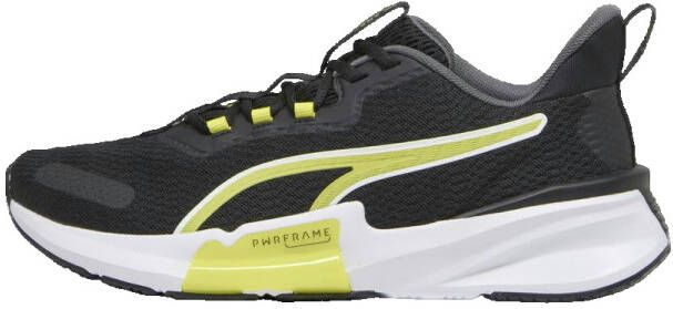 PUMA Trainingsschoenen model Powerframe 2 Heren Zwart Geel - Foto 5