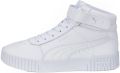 PUMA Carina 2.0 Mid hoge dames sneakers Wit Uitneembare zool - Wit