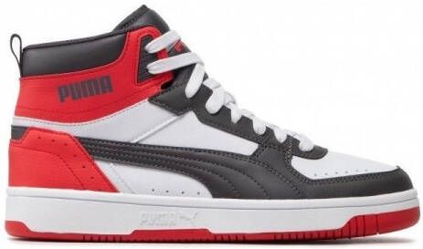 Puma rebound joy mid sneakers zwart rood heren - Foto 6