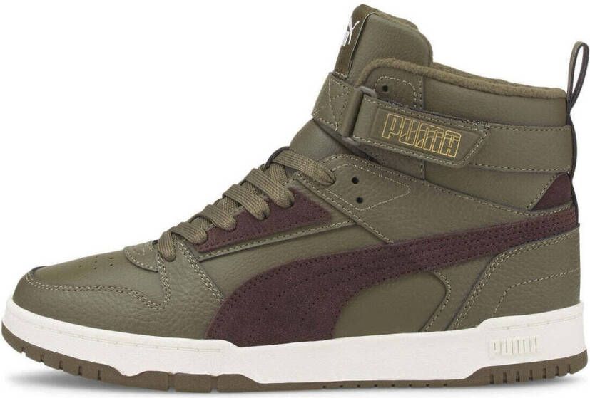 PUMA RBD Game WTR Unisex Sneakers Deep Olive-Dark Chocolate- Team Gold - Foto 7