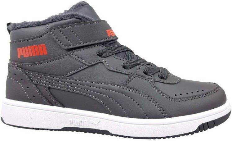 Puma rebound joy fur mid sneakers grijs kinderen - Foto 3