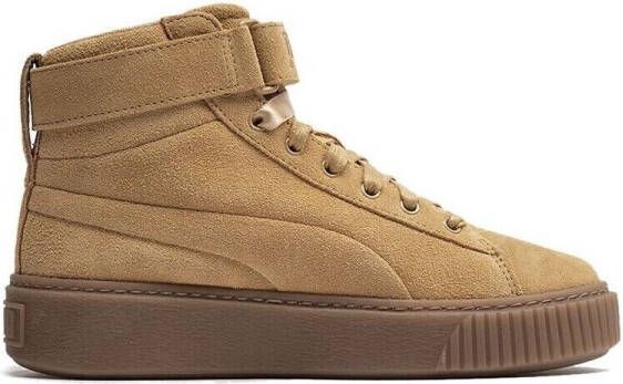 Puma Suede Platform High basisschool Schoenen Brown Leer