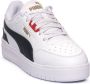 PUMA Shuffle Downtown Jr. kids sneaker Wit blauw - Thumbnail 4