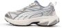 Puma Morphic sneakers wit lichtblauw zilver Mesh Meerkleurig 35.5 - Thumbnail 6