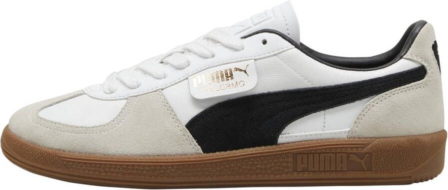 Puma Palermo Lth White Vapor Gray Gum Wit Leer Lage sneakers Unisex - Foto 11
