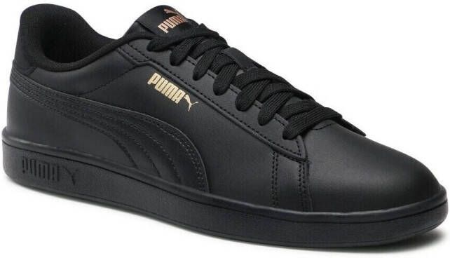PUMA Smash 3.0 L Unisex Sneakers Black- Gold- Black - Foto 3