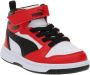 Puma Rebound v6 Mid V6 Mid sneakers wit zwart rood Imitatieleer 28 - Thumbnail 7