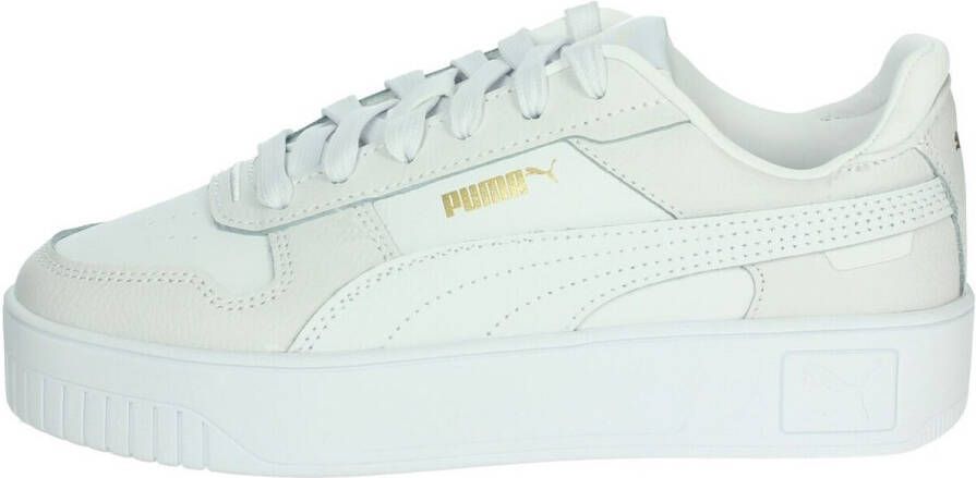 Puma Carina Street leren sneakers wit goud Meisjes Leer Meerkleurig 35.5 - Foto 11