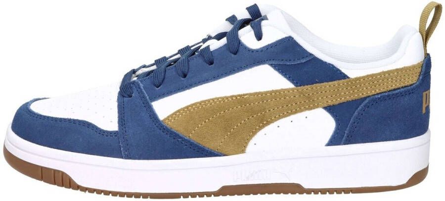 Puma Lage Sneakers Baskets Rebound V6 Low Sd cuir