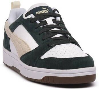 PUMA Rebound v6 Low SD Unisex Sneakers Green Terrain-Alpine Snow- White - Foto 2